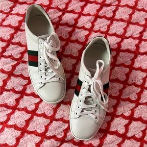 Gucci Ace Leather sneaker size 6.5